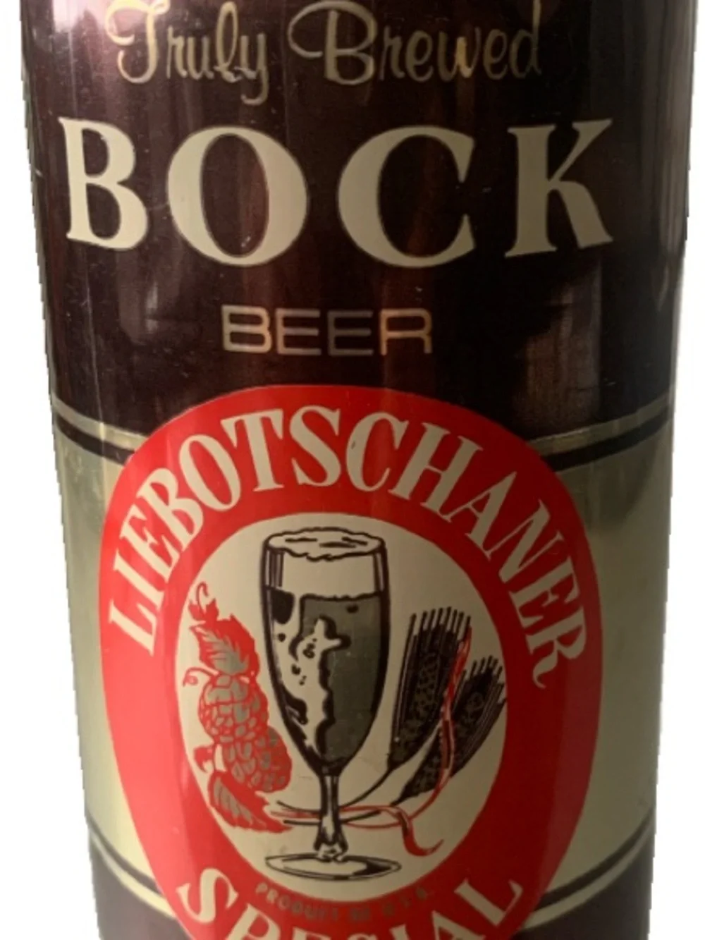 Vintage Beer Can Liebotschaner Special Truly Brewed Bock Beer Pull Tab Empty